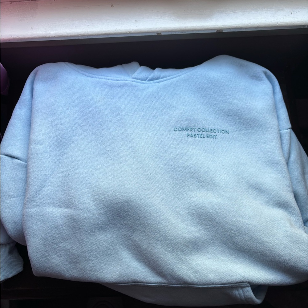 Comfrt Pastel Blue Hoodie XL
